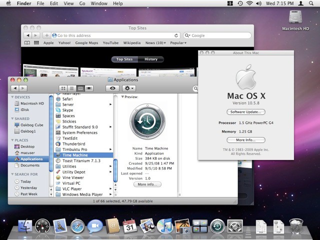 Mac Os X 10.5.8 - фото 11