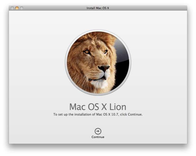 mac os x lion installer free download