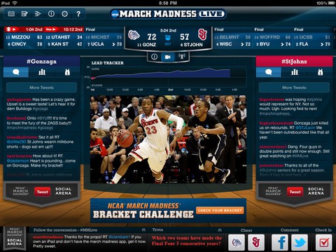 NCAA March Madness Live For iPhone And iPad Now Available In The.