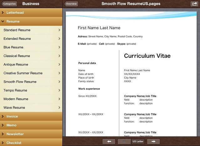 Spice Up Your Resume & Other Docs With Templates For Pages Pro ...