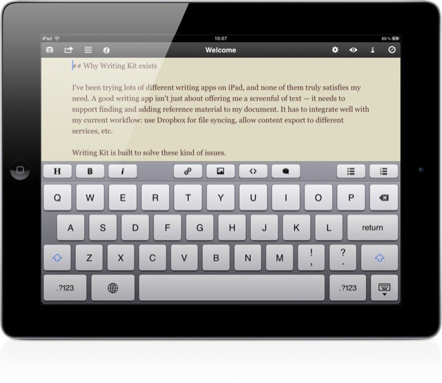 How to write papers on ipad