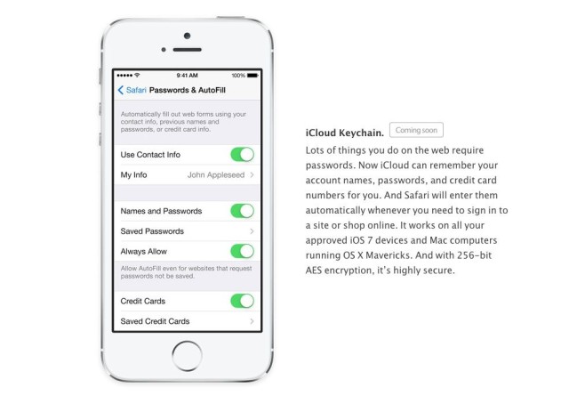 Bild zu «Kein iCloud-Schlüsselbund in iOS 7 GM»