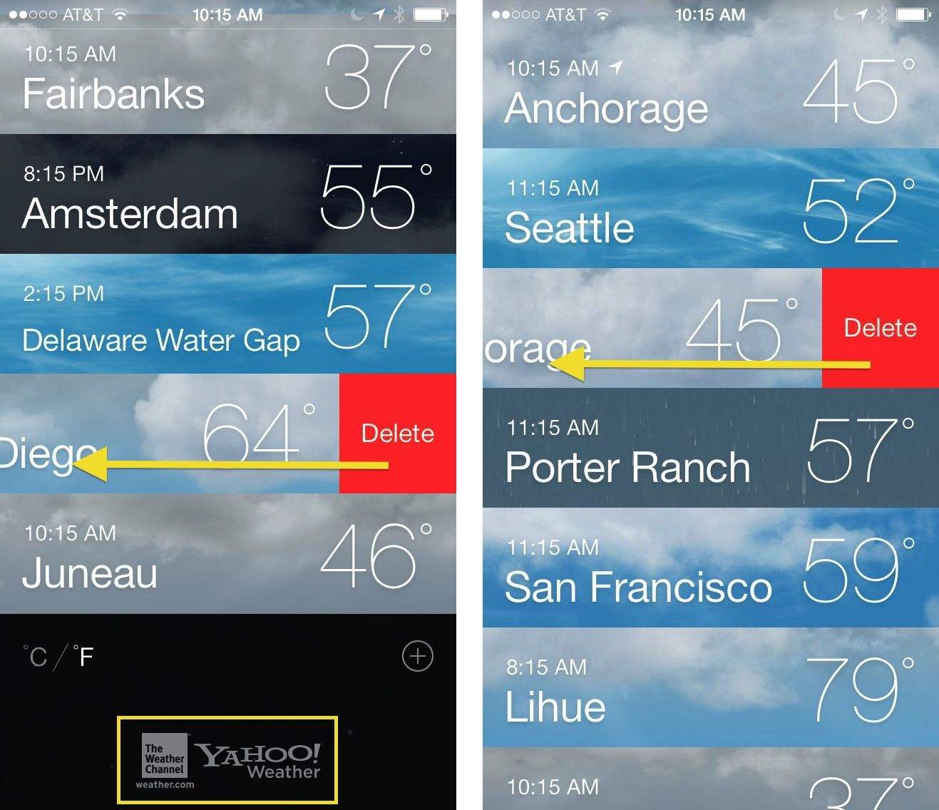 See All Your Locations At Once In The New iOS 7 Weather App [iOS Tips