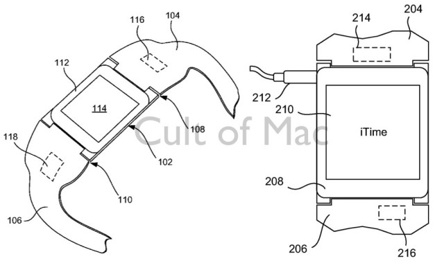 photo of Apple patent describes Pebble-style ‘iTime’ smart watch image