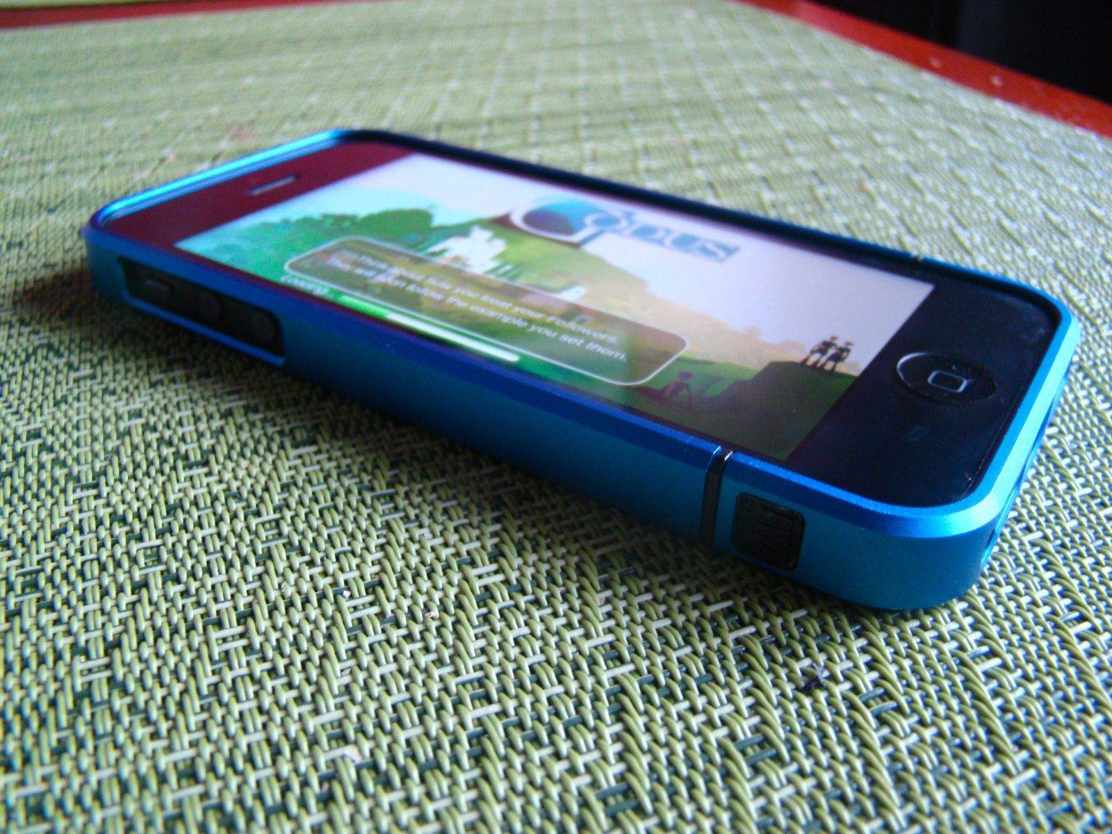 Stylish metallic iPhone case
