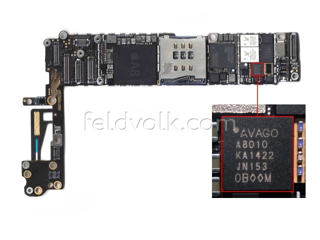 photo of Leaked logic board confirms NFC and A8 processor on iPhone 6 image