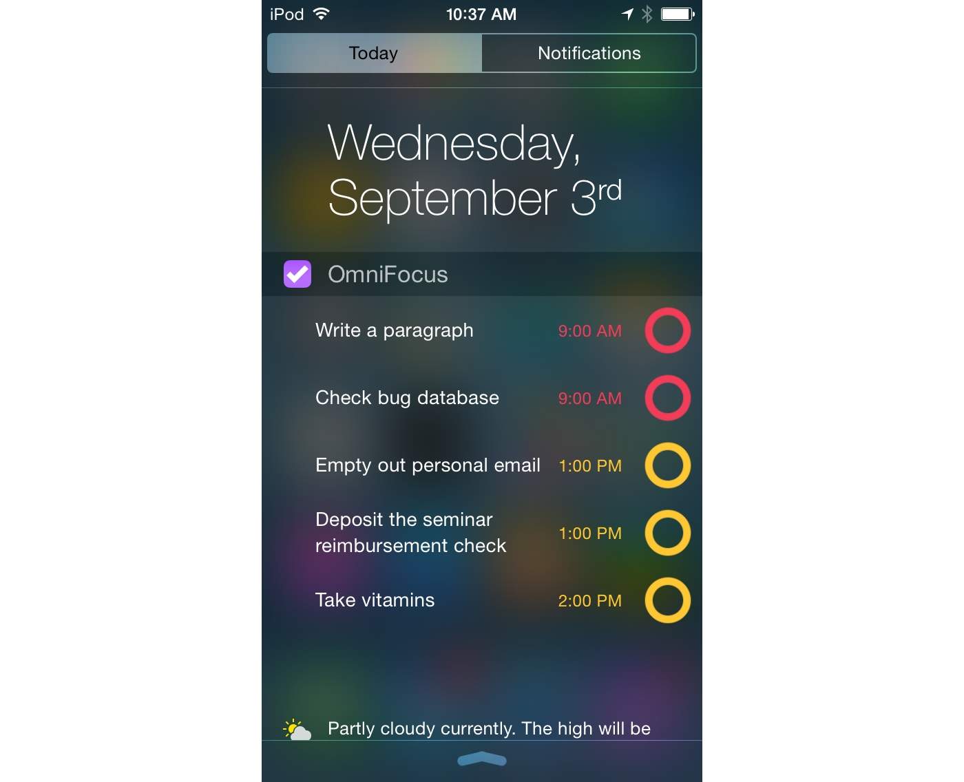 photo of OmniFocus 2 for iPad shows off new iOS 8 Extensions image
