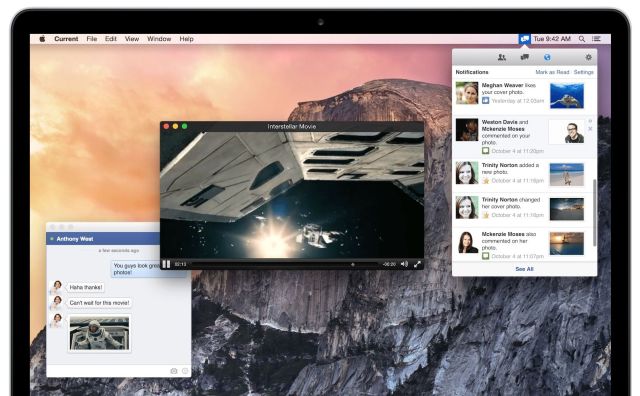 photo of Current delivers the best way to use Facebook on the Mac image