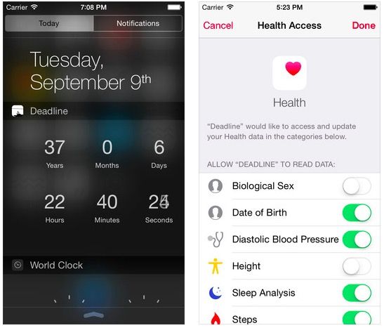 photo of This app uses iOS 8 HealthKit to tell you when you’re going to die image