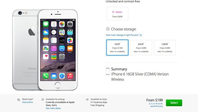 photo of An iPhone 6 ordered online will now be delivered in a week or less image
