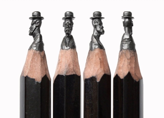 photo of Pencil artist works in miniature — and that’s the point image