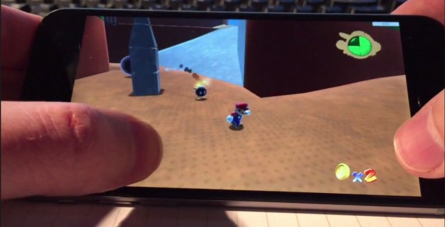 photo of Here’s what Super Mario 64 looks like running on an iPhone 6 image