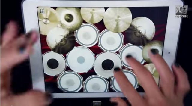 photo of Ipad drummer’s fingers wearing out en route to 100 songs image
