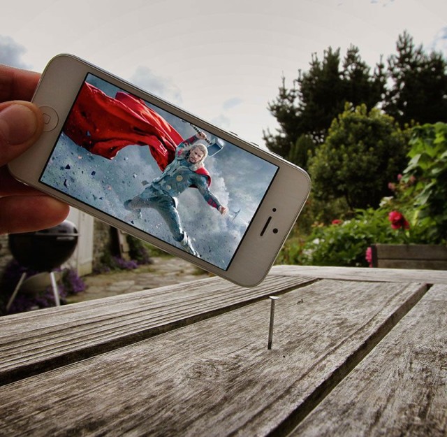 photo of French photographer whimsically augments reality with his iPhone image