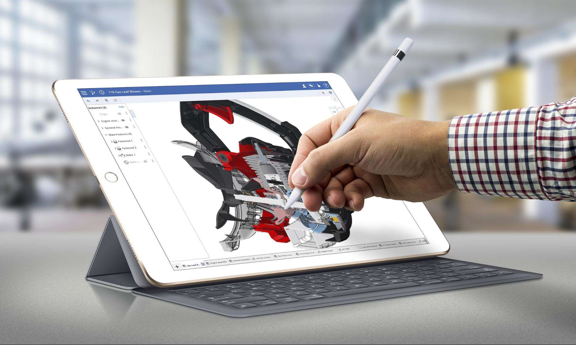 Create detailed 3D models with this amazing CAD app for iPad Pro