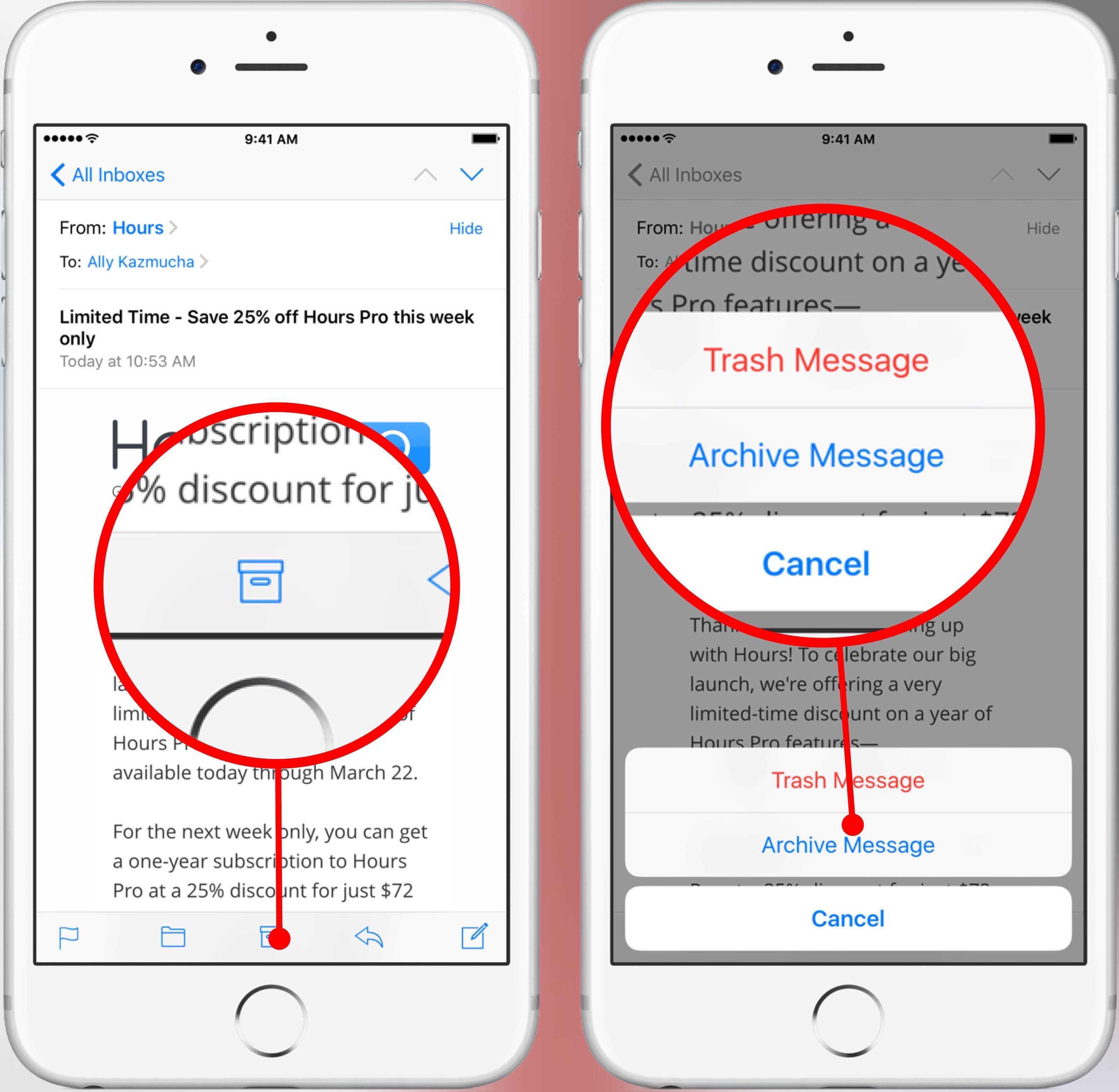 how to delete trash in gmail on iphone