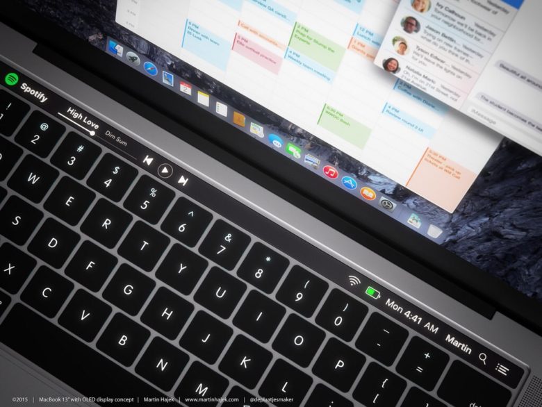 نتيجة بحث الصور عن ‪Apple MacBook Pro with touch bar‬‏
