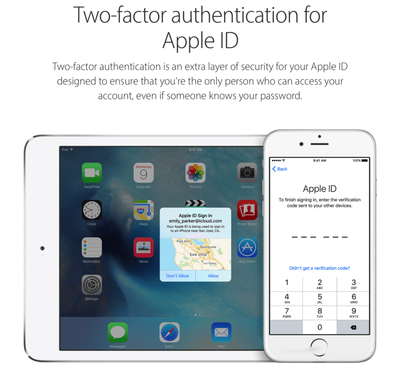 How does Apple's two-step verification system work?