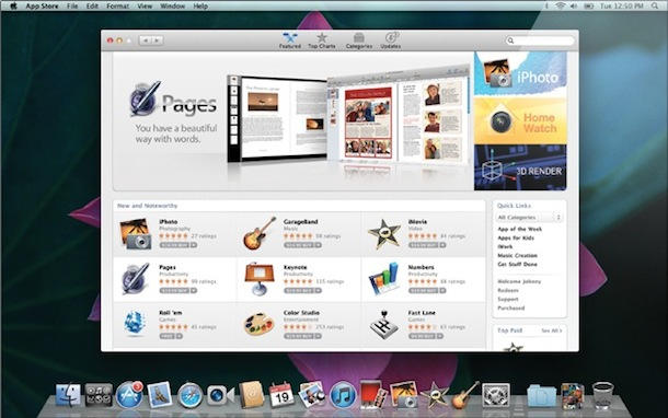 Mac app store 10.6