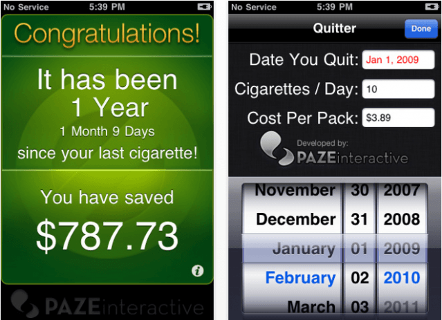 Best Apps To Help You Quit Smoking New Year S Resolutions Cult Of Mac