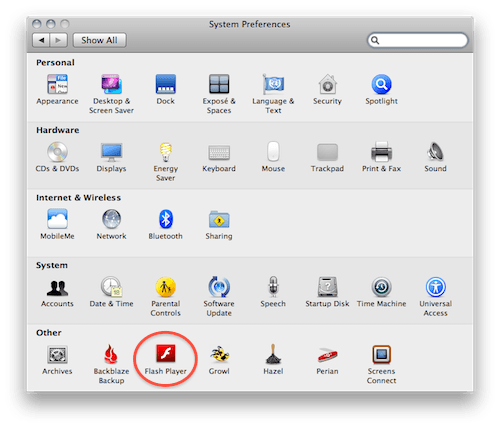 adobe falsh for mac