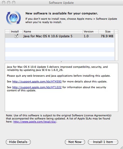 Java Application For Mac Os X