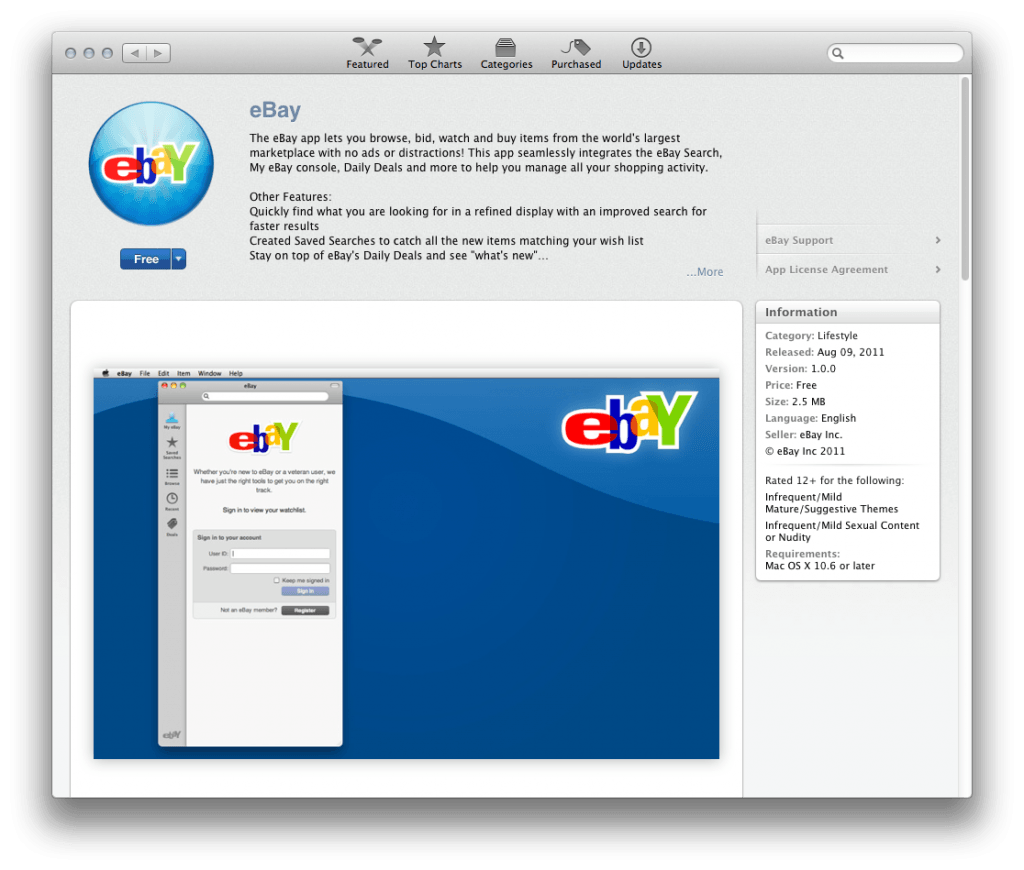 ebay download mac