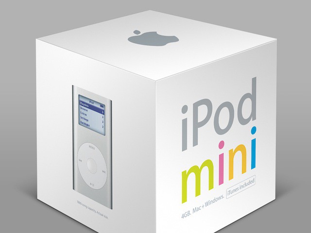 iPod mini in box