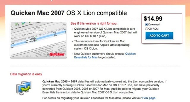 quicken for mac lion download