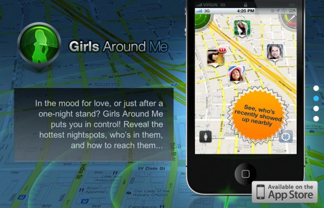 Girls Around Me dev i-Free says the app isn't meant to allow you to stalk girls. That's not what the app's website says.