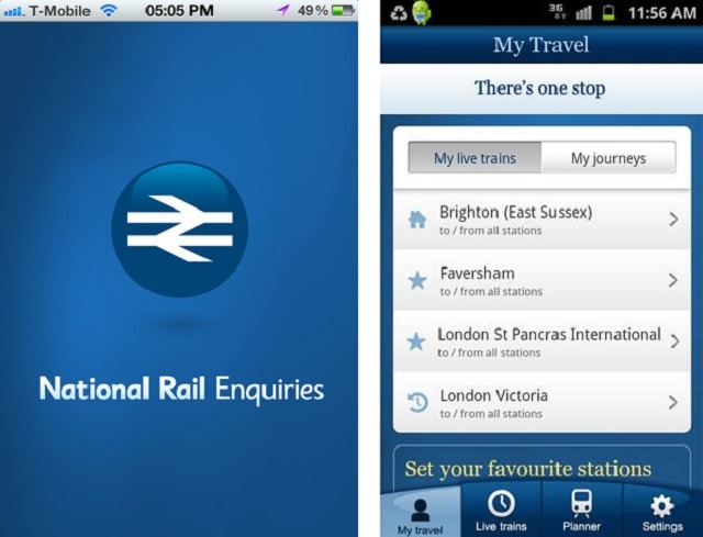 national rail enquiry journey planner