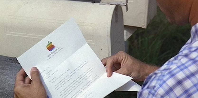 Forrest Gump finds out he owns part of Apple