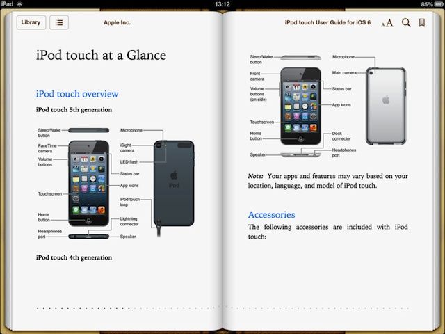 Ipod Touch 4th Gen User Manual