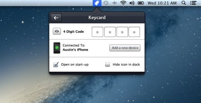 Keycard Menubar App Uses Iphone S Bluetooth Sensor To Lock And Unlock Your Mac Cult Of Mac