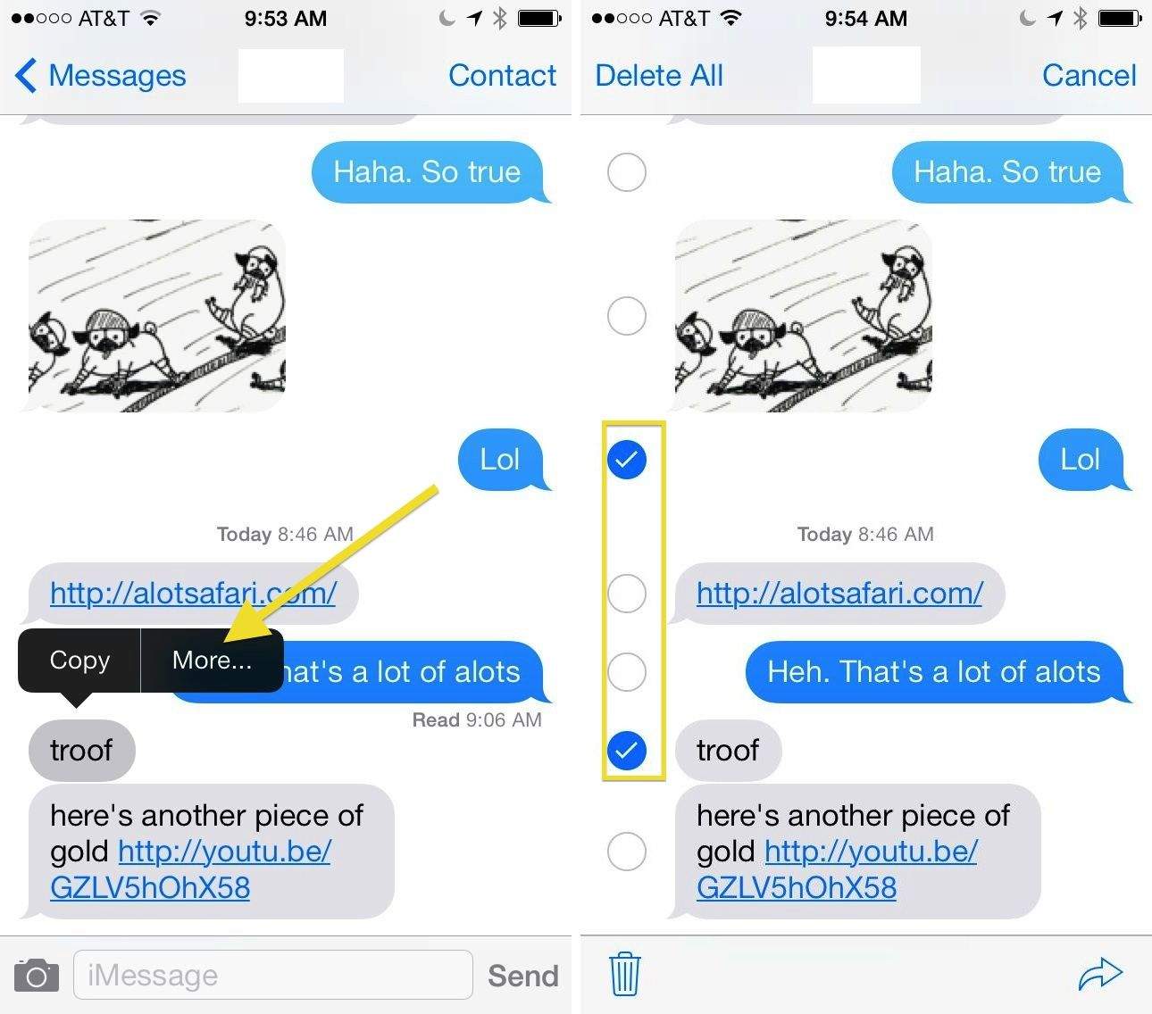 How To Delete Text Messages From Your iPhone In iOS 7 [iOS