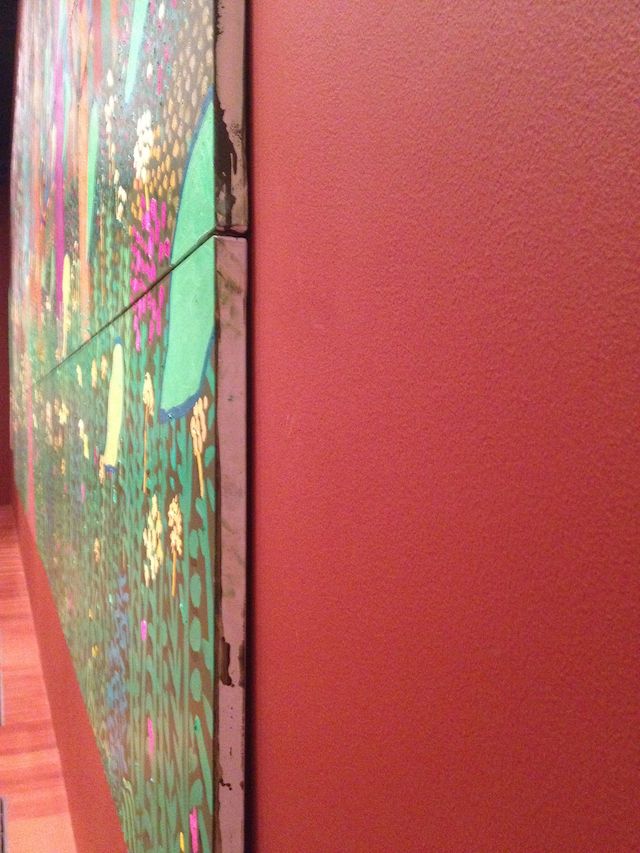 Detailarrival2 A detail of "Arrival" in oil.