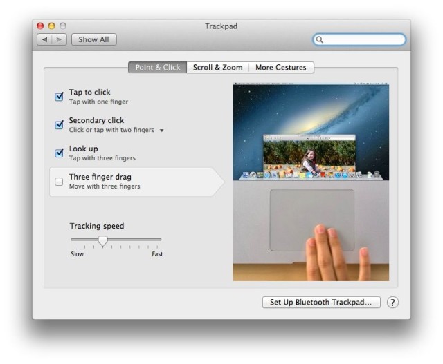 how to turn off trackpad gestures mac