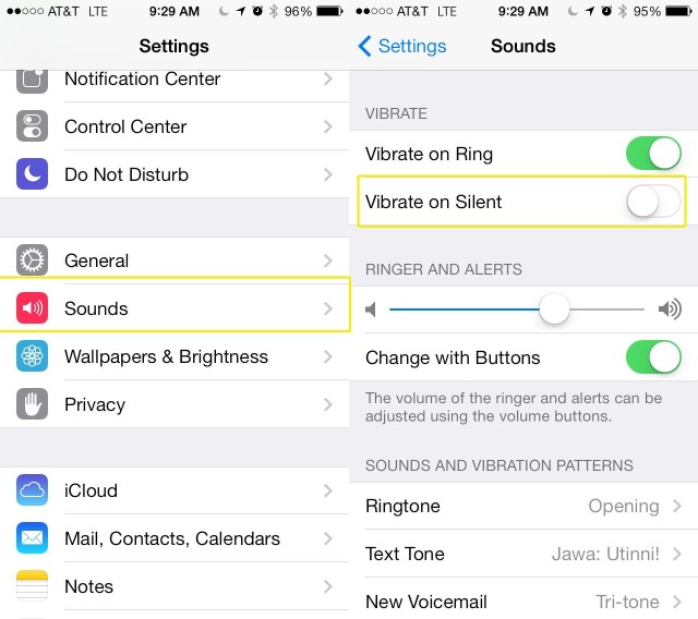 How To Turn Off Vibration When In Silent Mode In iOS 7 [iOS Tips