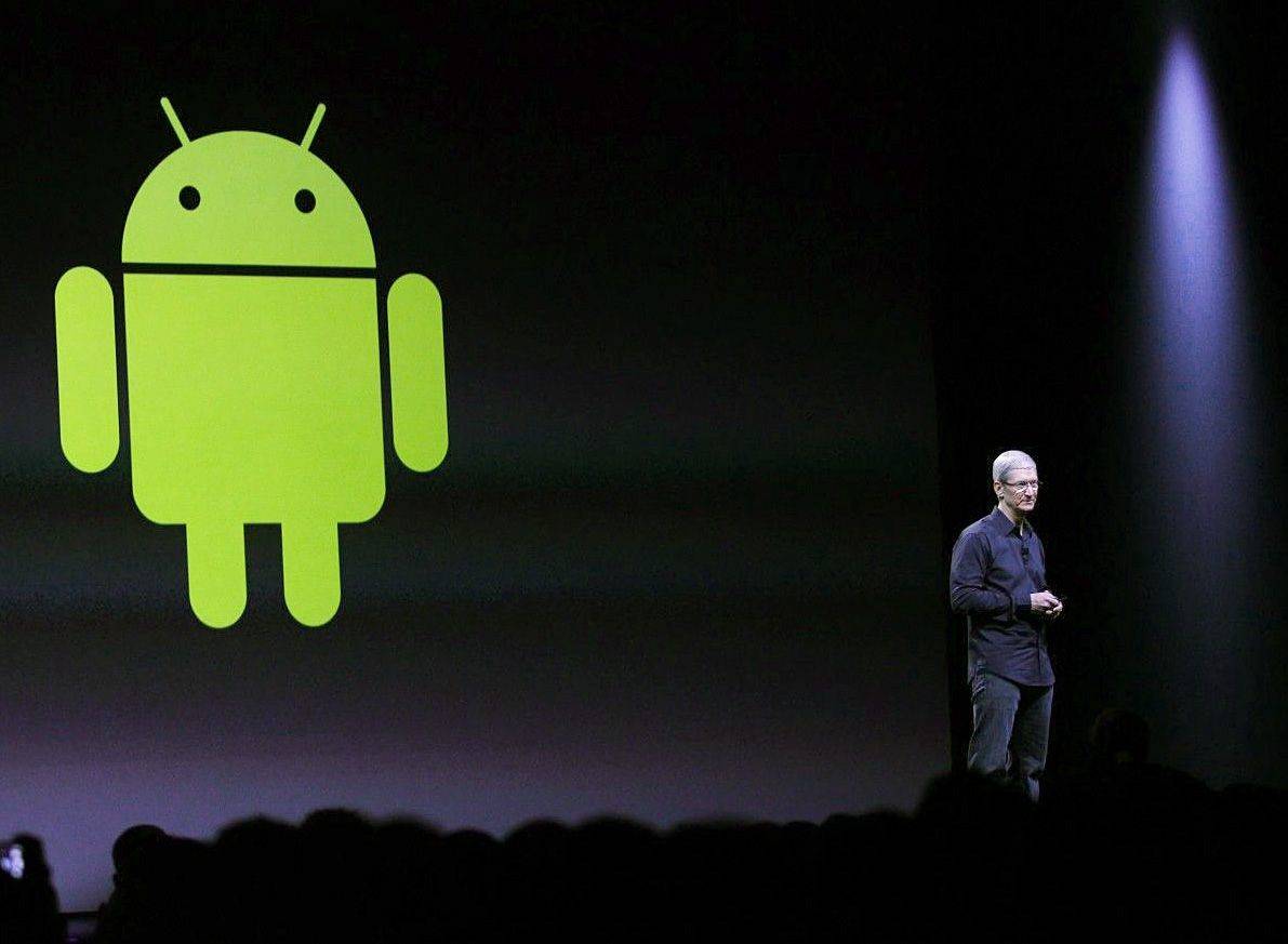 Apple CEO Tim Cook gladly welcomes Android users to make the switch.