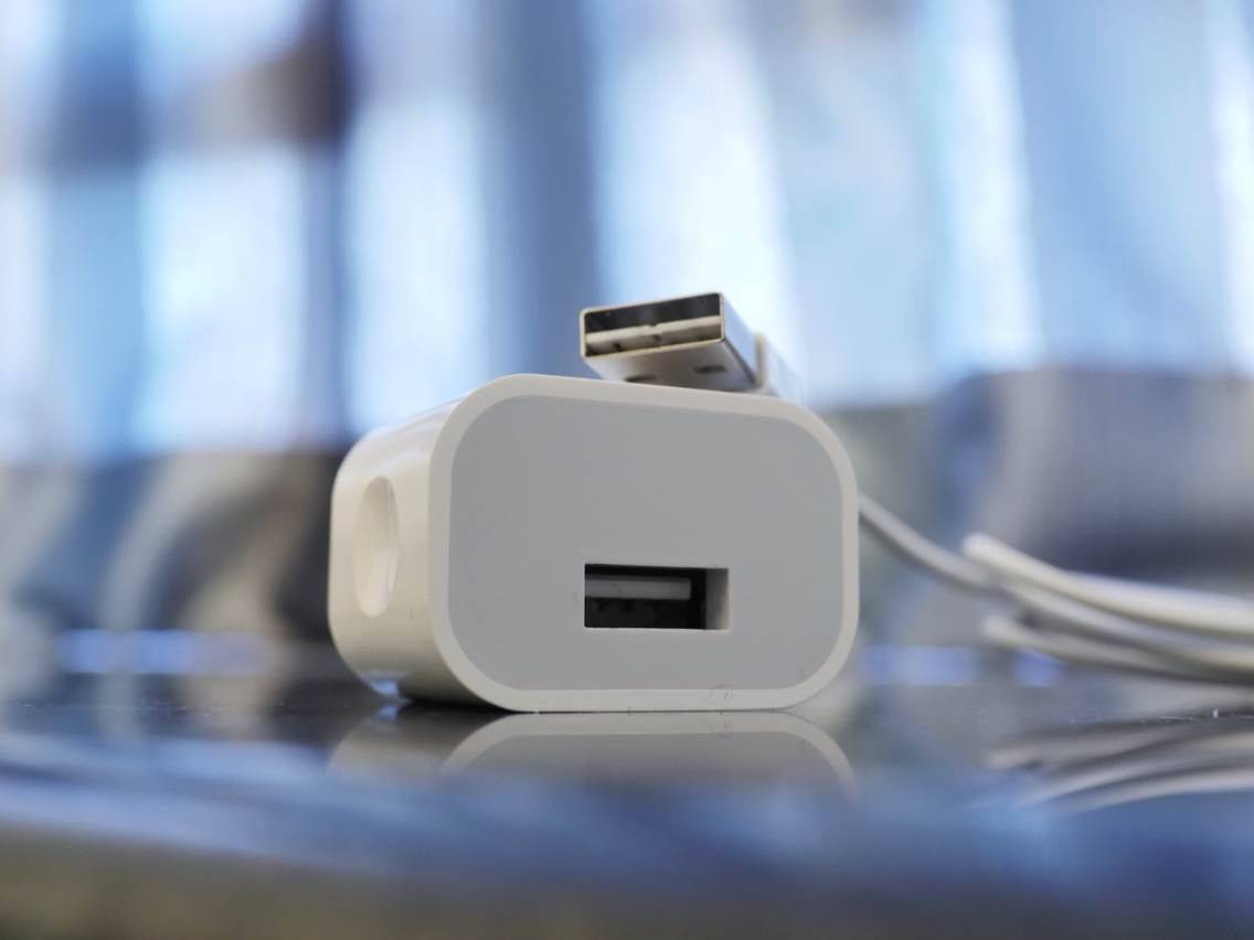 A reversible USB-to-Lighning cable and redesigned charger. One could be ready to ship this fall. Photo: Moca