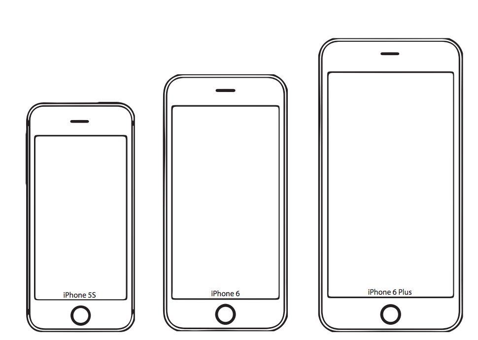 Test the iPhone 6 screen size yourself with these paper models