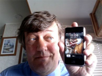 There are few Apple fans more enthusiastic than actor, author and TV presenter Stephen Fry, who even dedicates whole chapters of his autobiography to describing the impact the Macintosh had on his life. Fry was in Cupertino for the unveiling of the iPhone 6, 6 Plus and Apple Watch last month. Thoughts from the ever-eloquent thesp? “Want, want, want; drool, drool drool.”That about sums it up.Photo: Stephenfry.uk