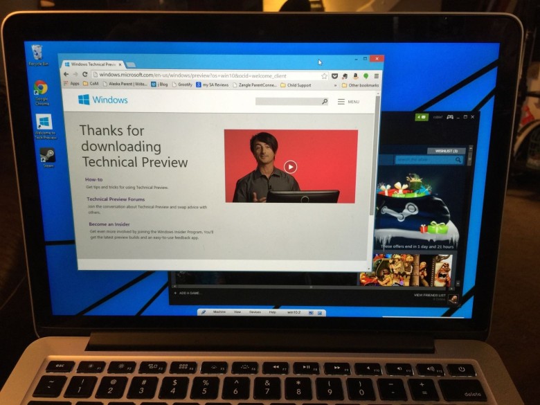 how to get windows 10 on mac free