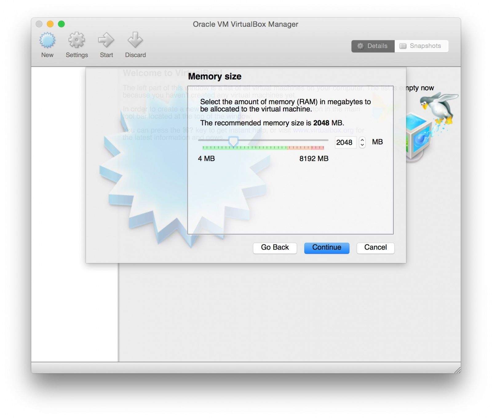 run virtualbox full screen mac