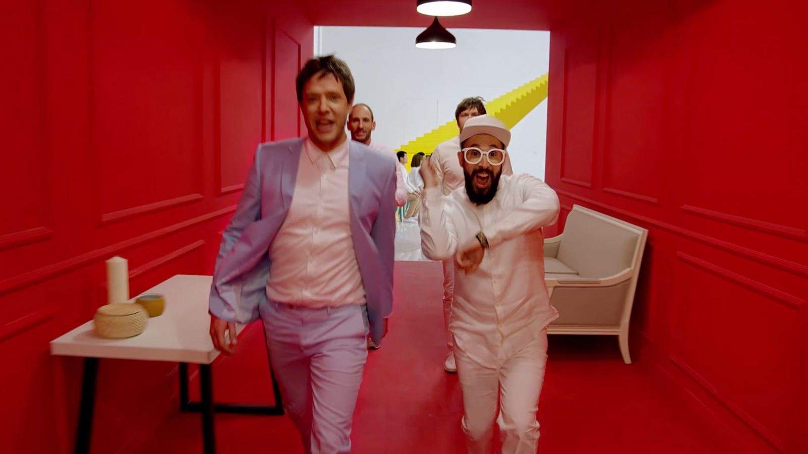 The boys are back...in a Chinese commercial. Photo: OK Go/Red Maccaline