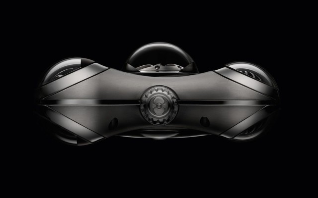 The Space Pirate, seen in profile, looks ready to soar through the galaxy. Photo: MB&F
