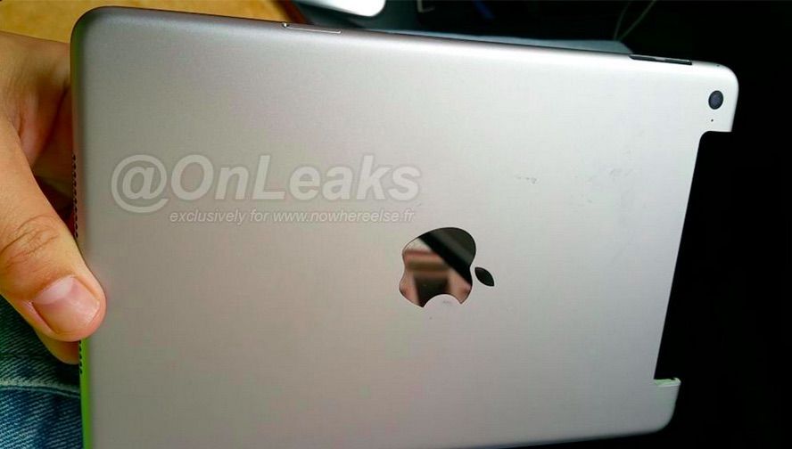 An alleged iPad Mini 4 rear shell. Photo: OnLeaks