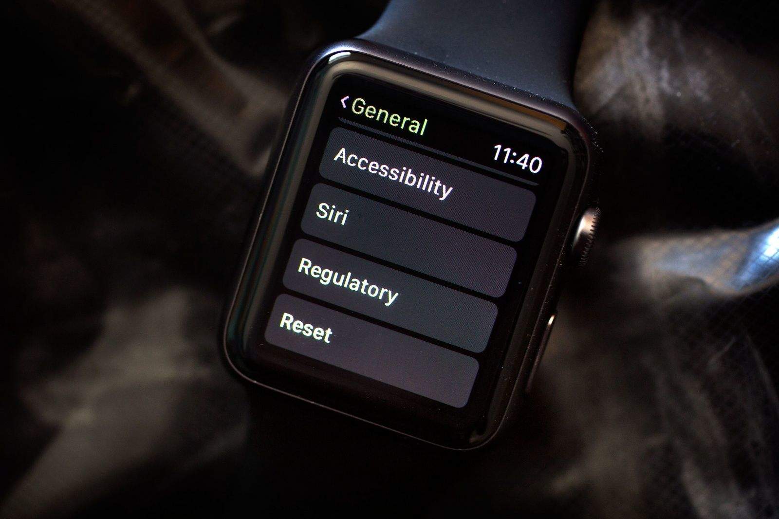 Apple Watch reset