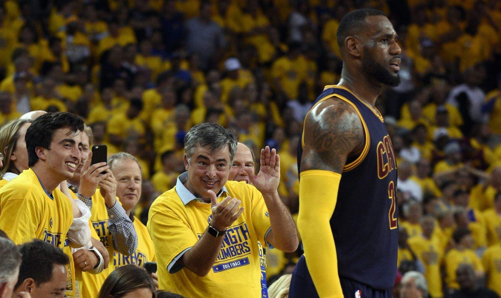 Eddy Cue isn't cheering for Lebron this year.