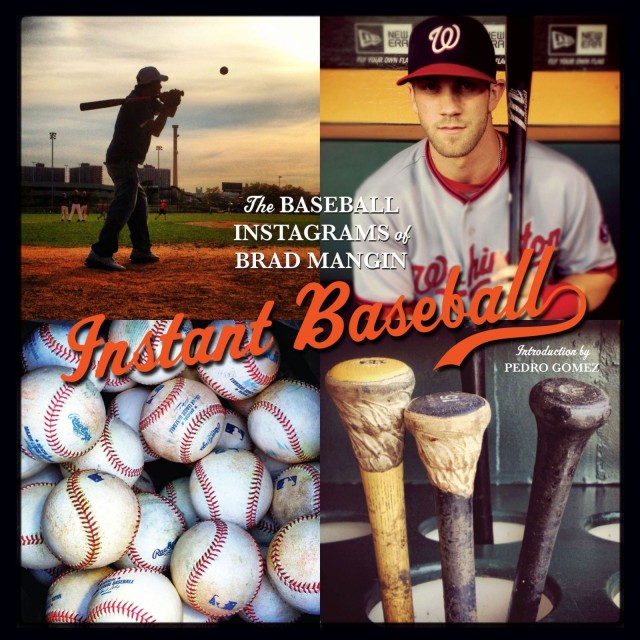 Mangin's baseball Instagram photos from the 2012 season were collected into a book.